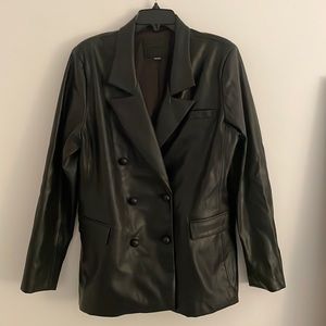 Blank NYC Women’s Leather Blazer XL